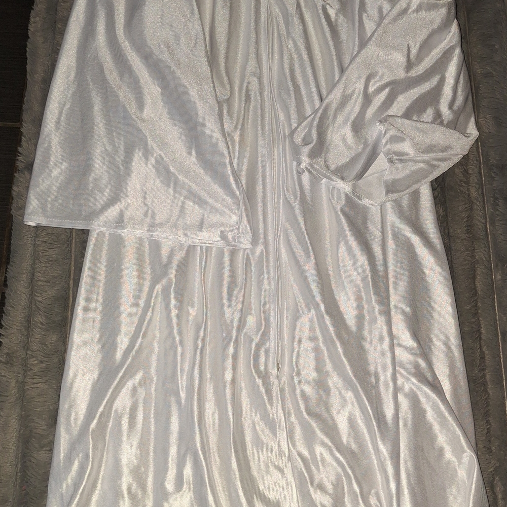 Elegant White Satin